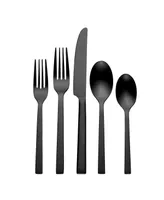 Oneida Chef's Table Black 20 Piece Everyday Flatware Set, Service For 4