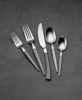 Oneida Adjacent Midnight 20 Piece Everyday Flatware Set, Service For 4