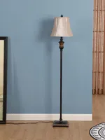 Brightech Sophia 63" Led Classic Floor Lamp with Fabric Shade