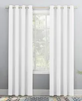 No. 918 Grant Modern Glam Semi-Sheer Grommet Curtain Panel