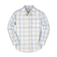 Hope & Henry Baby Boys Linen Button Down Shirt