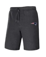 Men's Nfl x Darius Rucker Collection by Fanatics Heather Charcoal New England Patriots Logo Shorts