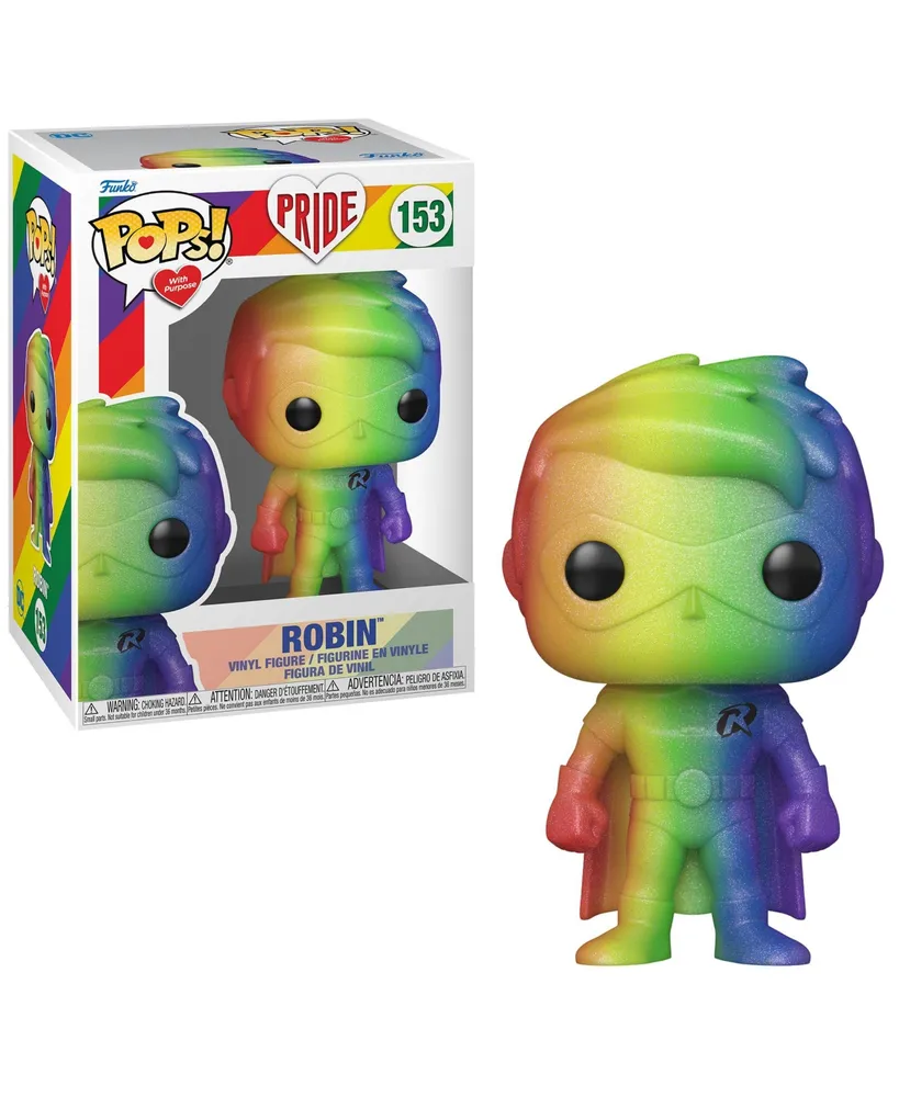 Funko Pop Heroes Dc Pride Collectors Set Rainbow Glitter 3 Figure Set Harley Quinn Poison Ivy Robin
