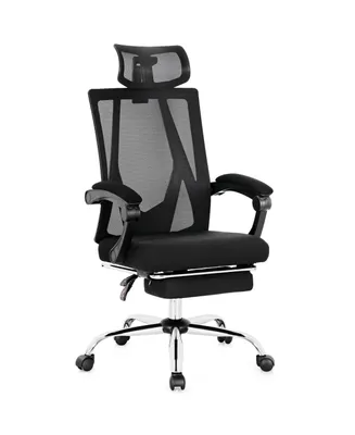 Costway Mesh Office Chair Recliner Desk Chair Height Adjustable