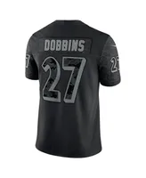 Men's Nike J.k. Dobbins Black Baltimore Ravens Reflective Limited Jersey