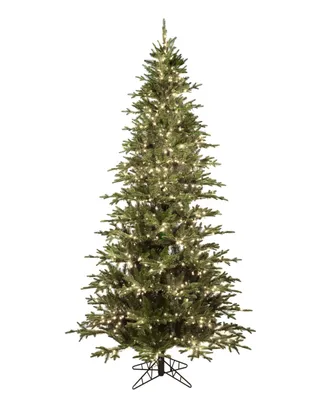 Vickerman Kamas Fraser Fir Artificial Christmas Tree, Warm Low Voltage 3mm Led Lights, 7.5'