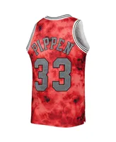 Men's Mitchell & Ness Scottie Pippen Red Chicago Bulls 1997-98 Galaxy Swingman Jersey