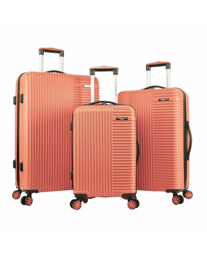 Travelers Club Basette 3-Pc. Hardside Luggage Set, Created for Macy's