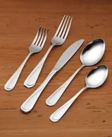 Hampton Forge 18/0 Stainless Steel Swirl Mirror 58 Piece Flatware Set, Service for 8