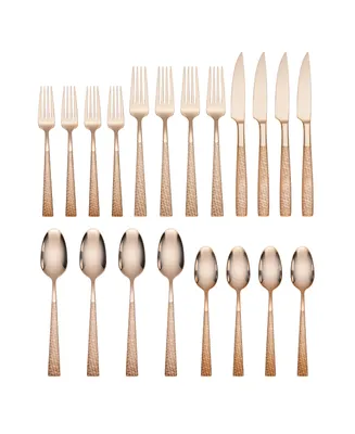 Hampton Forge Rose in Full 18/10 Stainless Steel 20 Piece Set, Service for 4 - Metallic and Rose Gold