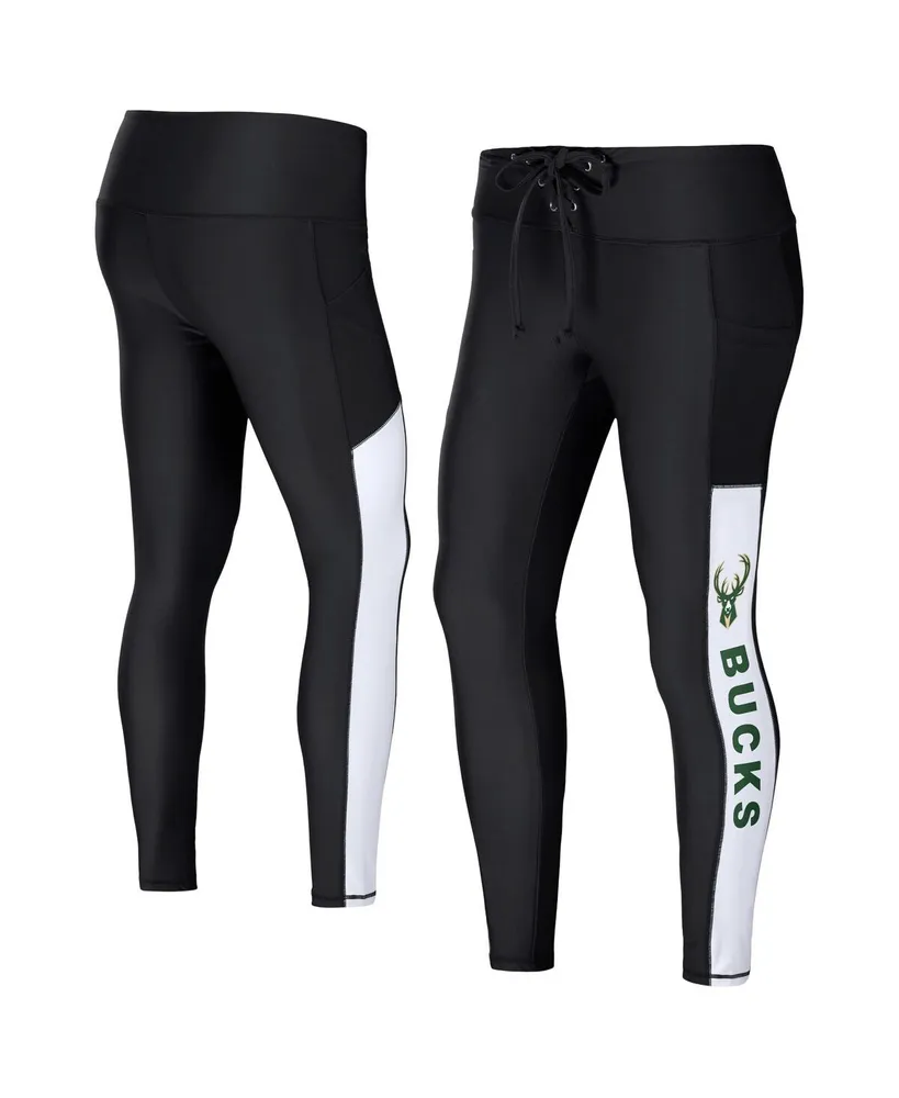 Wear By Erin Andrews Women's Wear by Erin Andrews Black Milwaukee Bucks  Leggings