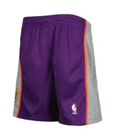 Youth Boys Mitchell & Ness Purple Phoenix Suns - Hardwood Classics Swingman Shorts