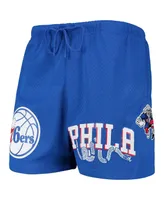 Men's Pro Standard Royal Philadelphia 76ers Mesh Capsule Shorts
