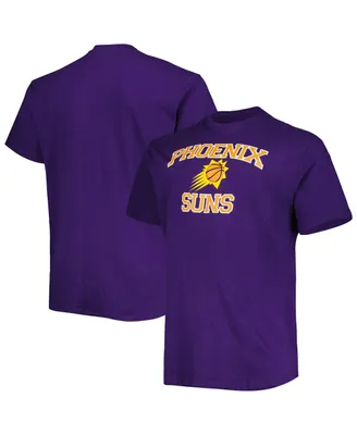 Men's Purple Phoenix Suns Big and Tall Heart Soul T-shirt