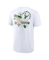 Men's Fanatics White Milwaukee Bucks Street Collective T-shirt