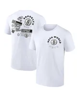 Men's Fanatics White Brooklyn Nets Street Collective T-shirt