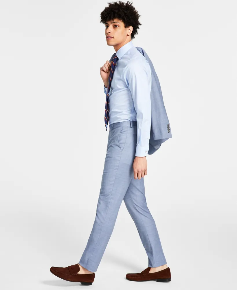 Calvin Klein Men's Slim-Fit Infinite Stretch Black Tuxedo Suit Pants -  Macy's
