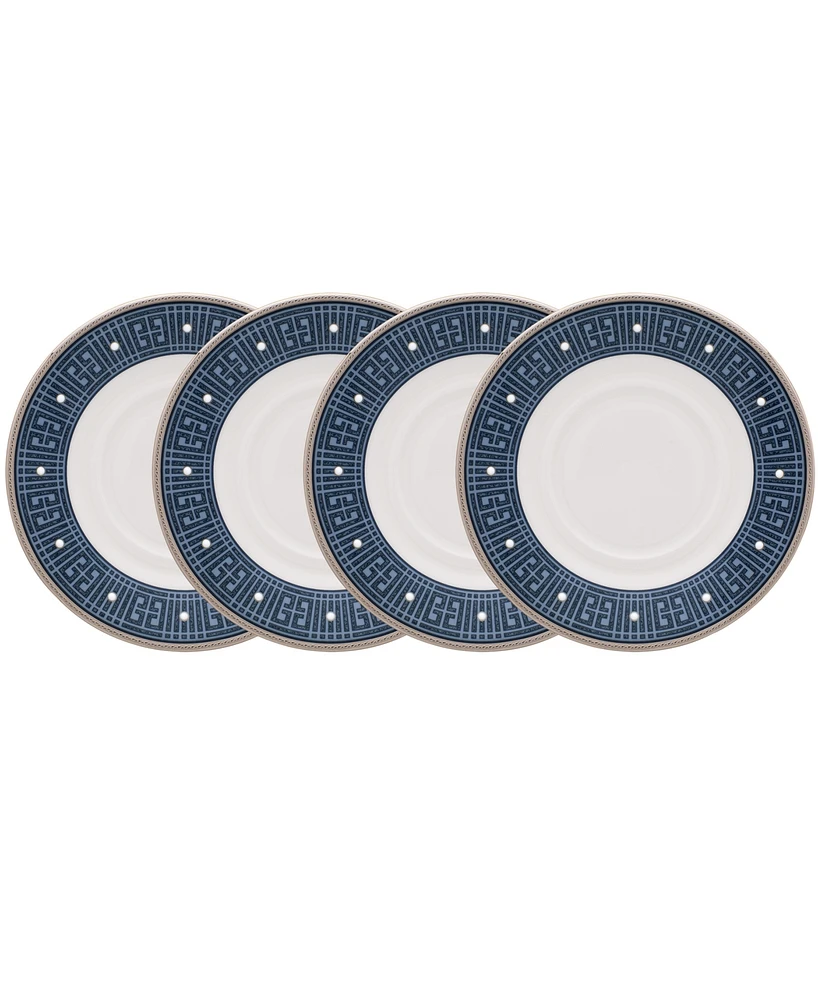 Noritake Infinity 4 Piece Saucer Set