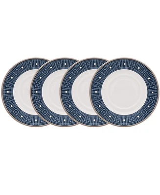 Noritake Infinity 4 Piece Saucer Set