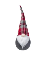 Northlight Plaid Chubby Gnome Christmas Decoration, 19"