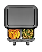 Chefman 9 Quart Air Fryer Square Digital with Double Baskets