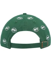 Women's '47 Green New York Jets Confetti Clean Up Adjustable Hat