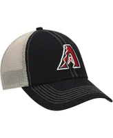 Men's '47 Black Arizona Diamondbacks Trawler Clean Up Trucker Snapback Hat