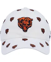 Women's '47 White Chicago Bears Confetti Clean Up Logo Adjustable Hat