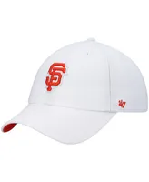 Men's '47 Brand White San Francisco Giants Area Code City Connect Clean Up Adjustable Hat