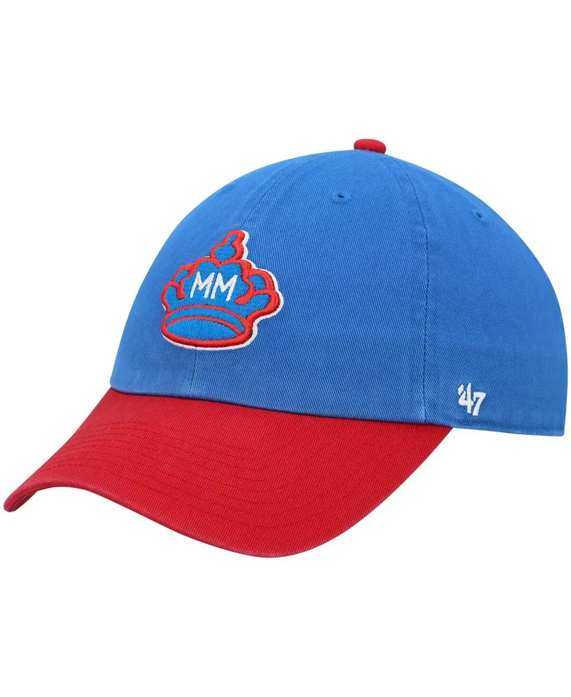 Men's '47 Brand Blue Miami Marlins City Connect Clean Up Adjustable Hat