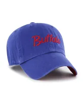 Men's '47 Royal Buffalo Bills Crosstown Clean Up Adjustable Hat