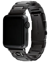 Coach Black Stainless Steel Apple Bracelet, 38, 40, 41mm