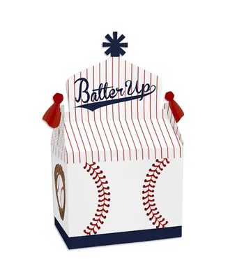 Big Dot of Happiness Batter Up - Baseball - Treat Box Party Favors - Party Goodie Gable Boxes - 12 Ct