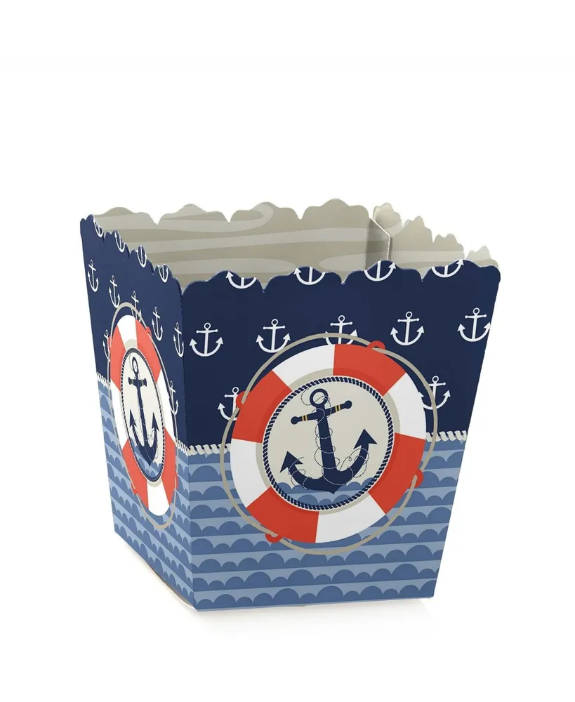 Big Dot of Happiness Ahoy - Nautical - Party Mini Favor Boxes - Baby,  Bridal Shower or Birthday Party Treat Candy Boxes - Set of 12