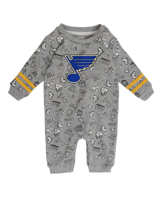 Outerstuff Infant Boys and Girls Heather Gray Toronto Blue Jays Extra Base  Hit Raglan Full-Snap Romper - Macy's