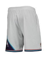 Men's Mitchell & Ness White Utah Jazz 1996-97 Hardwood Classics Swingman Shorts