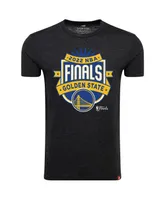 Men's Sportiqe Black Golden State Warriors 2022 Nba Finals Crest Comfy T-shirt