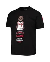 Men's Pro Standard Damian Lillard Black Portland Trail Blazers Caricature T-shirt