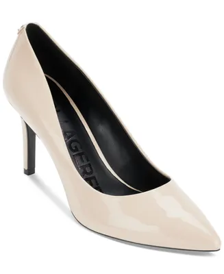 Karl Lagerfeld Paris Women's Royale Pointed-Toe Patent Dress Pumps