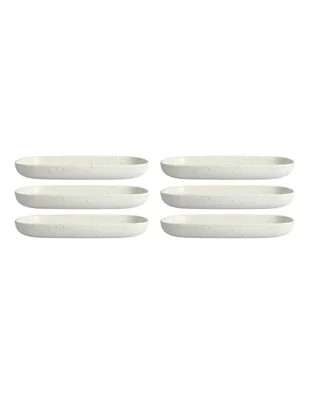 Fortessa Melamine Camp White Coupe Platter, Set of 6