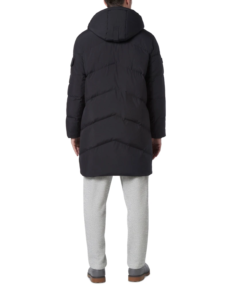 Marc New York Men's Sullivan Down Puffer Stadium Parka Coat