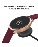 Sport 3 Unisex Touchscreen Smartwatch: Gold Case with Gold Mesh Strap 45mm