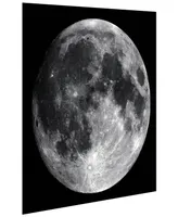 Empire Art Direct Full Moon Frameless Free Floating Tempered Glass Panel Graphic Wall Art, 40" x 40" x 0.2"