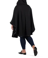 Patricia Nash Women's Hooded Cape with Clasp