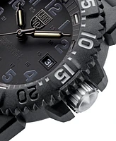 Luminox Men's Swiss Navy Seal Colormark Foundation Exclusive Black Rubber Strap Watch 44mm