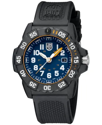 Luminox Men's Swiss Navy Seal Dive Black Rubber Strap Watch 45mm