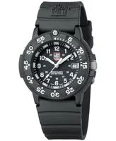 Luminox Men's Swiss Original Navy Seal Evo Series Military Dive Black Rubber Strap Watch 43mm