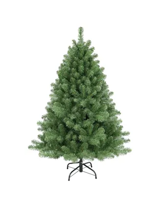 Puleo Vermont Spruce Artificial Christmas Tree with Stand, 4.5'