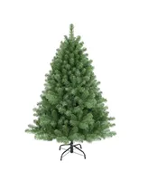 Puleo Vermont Spruce Artificial Christmas Tree with Stand, 4.5'