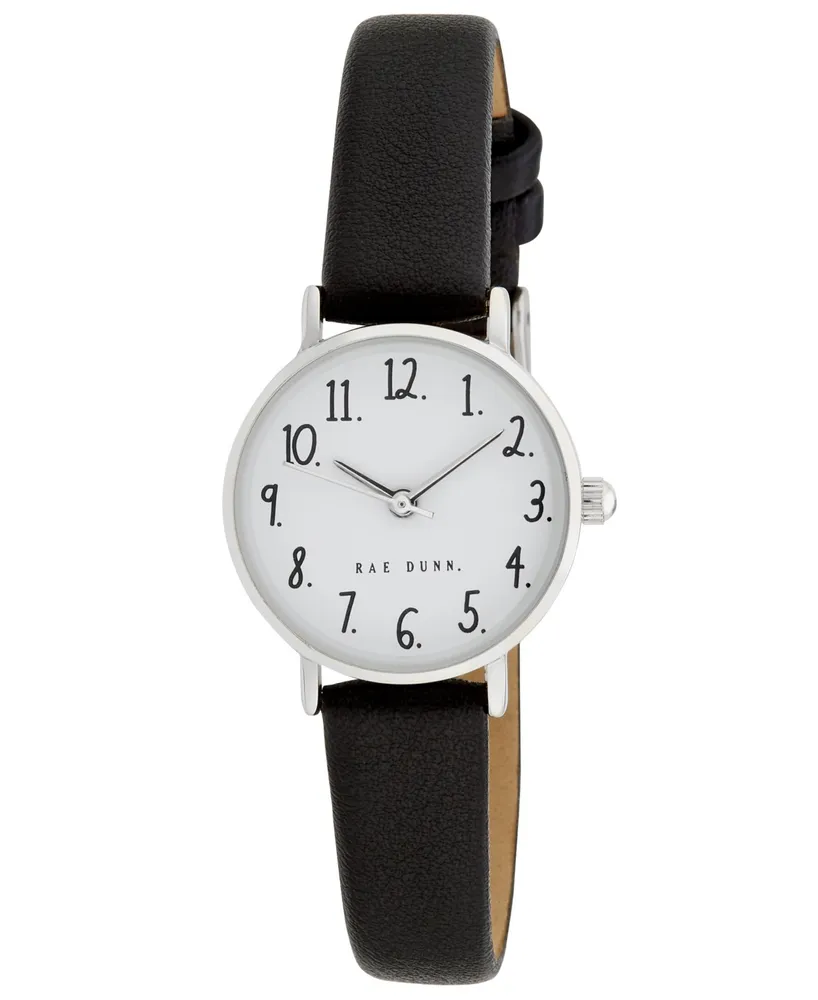 Rae Dunn Women's Megan Polyurethane Strap Watch 26mm